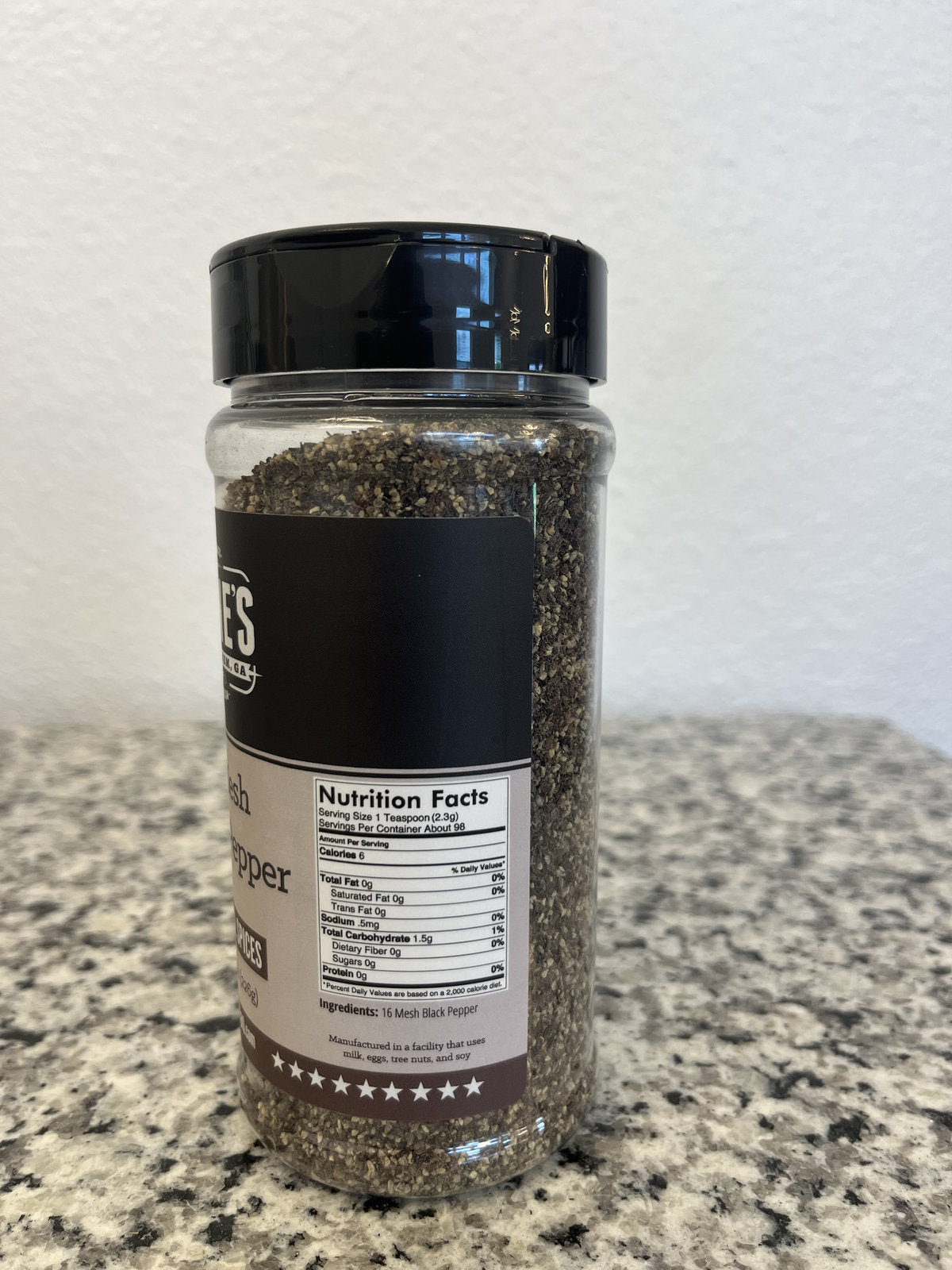 16 Mesh Black Pepper