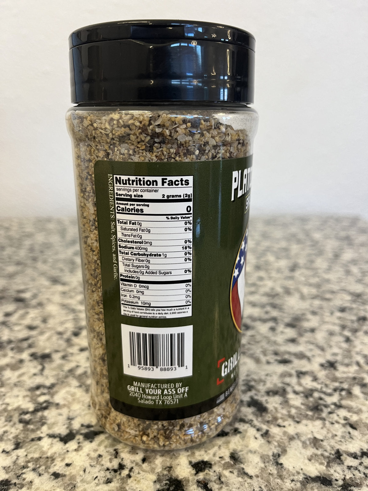 Platoon Sergeant Salt Pepper Garlic